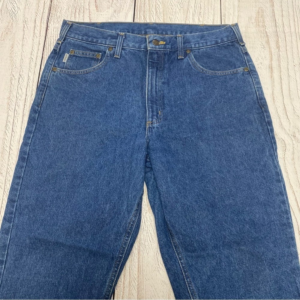 Carhartt  B18 Men's Dark Blue Traditional Fit Jeans 36x30
